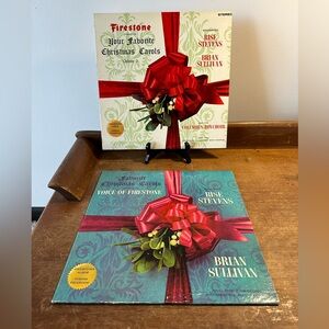 Lot Of 3 Firestone Presents Your Favorite Christmas Carols Vinyls